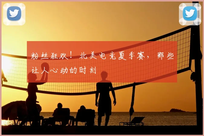 粉丝狂欢!北美电竞夏季赛,那些让人心动的时刻